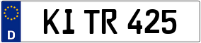 Truck License Plate